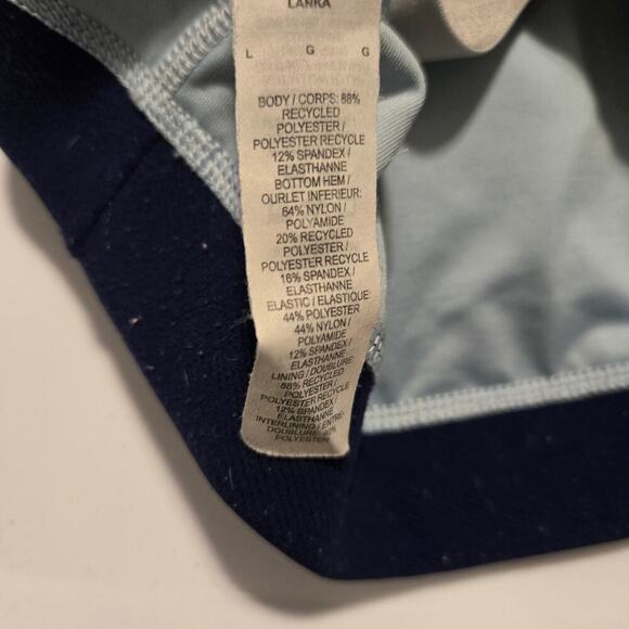 Nike Women’s Sports Bra Size L Light Blue Athletic Workout Activewear Top - Picture 6 of 6